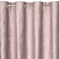 Zasłona MARSALA z miękkiej welwetowej tkaniny  z przecieranym nadrukiem - 140 x 250 cm - różowy 6