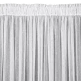 Firana o strukturze deszczyku z dodatkiem przezroczystej połyskującej nici - 140 x 250 cm - biały 4