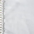 Ekskluzywny obrus z dekoracyjną obszywką - 80 x 80 cm - biały 2