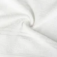EUROFIRANY CLASSIC Ręcznik LORI z bordiurą podkreśloną błyszczącą nicią - 50 x 90 cm - biały 5