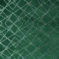 DESIGN 91 Zasłona zaciemniająca MOLY z welwetu ze srebrnym geometrycznym nadrukiem - 140 x 250 cm - zielony 7