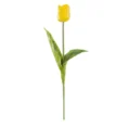 Kwiat dekoracyjny TULIPAN 9 - dł.65cm dł.kwiat 8cm - żółty 1