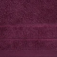 Ręcznik DAMLA z welurową bordiurą - 70 x 140 cm - amarantowy 2