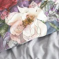 NOVA PRINT GIFT Komplet pościeli PEONIA  z wysokogatunkowej satyny bawełnianej z motywem kwiatowym w kartonowym opakowaniu na prezent - 160 x 200 cm - wielokolorowy 5