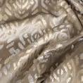 Zasłona LAURA z welwetu z cieniowanym srebrno-złotym wzorem w stylu boho - 140 x 250 cm - beżowy 10