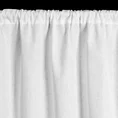 Zazdrostka GUSTO z matowej tkaniny z koronką 60x150 cm - 150 x 60 cm - biały 4