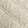 DESIGN 91 narzuta welwetowa pikowana metodą hot press w wzór karo - 170 x 210 cm - kremowy 5