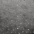 Zasłona z lśniącego welwetu z aplikacją z drobnych błyszczących dżetów - 140 x 270 cm - stalowy 9