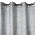 Zasłona CONSTANZA żakardowa z drobnym wzorkiem ze srebrnej nici - 140 x 250 cm - szary 4