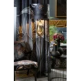 LIMITED COLLECTION Wazon PEONIA czarno-złoty z malowanego szkła artystycznego  PASJA CZERNI - ∅ 18 x 30 cm - czarny 5