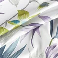 Zasłona JAMAICA z kolorowym kwiatowym nadrukiem - 140 x 250 cm - biały 7