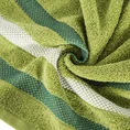 EUROFIRANY CLASSIC Ręcznik bawełniany GRACJA z ozdobną bordiurą w pasy - 70 x 140 cm - jasnozielony 5