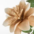 Kwiat sztuczny dekoracyjny z plastycznej pianki foamirian - ∅ 20 x 70 cm - beżowy 2