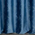 Zasłona ADRIA z miękkiego welwetu z przecieranym wzorem - 140 x 270 cm - niebieski 3