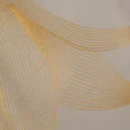 REINA LINE pościel HAFT  z satyny bawełnianej zdobiona haftowanymi liśćmi - 220 x 200 cm - beżowy 4