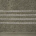 Ręcznik bawełniany FIORE z ozdobnym stebnowaniem - 50 x 90 cm - jasnobrązowy 2