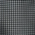 Zasłona welwetowa DARCY ze srebrnym nadrukiem w pepitkę - 140 x 250 cm - czarny 8