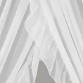 Firana ALISA na okno balkonowe z falbanami i podpięciami - 360 x 250 cm - biały 2