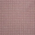 TERRA COLLECTION Narzuta AVINION z bawełny z drobnym żakardowym wzorem w krateczkę - 220 x 240 cm - pudrowy róż 5