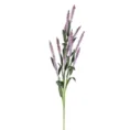 LAWENDA gałązka, kwiat sztuczny dekoracyjny - dł. 60 cm dł. kwiaty 33 cm - fioletowy 1