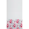 Zasłona CARLA z lekkiej etaminy z motywem malowanych pędzlem róż - 140 x 250 cm - biały 7