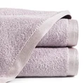 Ręcznik z delikatną bordiurą - 70 x 140 cm - liliowy 1