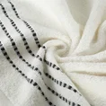 Ręcznik bawełniany FIORE z ozdobnym stebnowaniem - 50 x 90 cm - kremowy 5