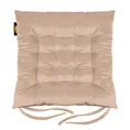 Dwustronna welwetowa poduszka siedziskowa na krzesło z szesnastoma pikowaniami, gramatura 260 g/m2 - 40 x 40 x 6 cm - ciemnoróżowy 2