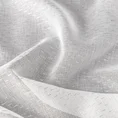 Firana LOARA z lekkiej etaminy ze srebrnym nadrukiem - 300 x 150 cm - biały 8