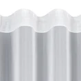 Firana VIOLET z gładkiego mlecznego woalu wykończona szwem obciążającym - 200 x 230 cm - biały 5