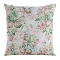 Poszewka FLORE 10 zdobiona kwiatowym printem - 45 x 45 cm - zielony 1