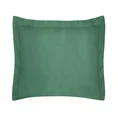 NOVA COLOUR Poszewka na poduszkę bawełniana z satynowym połyskiem - 50 x 60 cm - butelkowy zielony 1