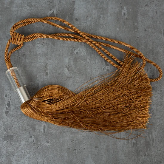 Dekoracyjny sznur do upięć z chwostem - 72 x 33 cm - złoty