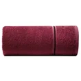 Klasyczny ręcznik BAMBO z paskiem - 50 x 90 cm - czerwony 3
