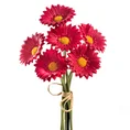 GERBERA MINI, MARGARETKA bukiet, kwiat sztuczny dekoracyjny sylikonowy - ∅ 6 x 33 cm - czerwony 1