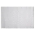 Podkładka HOLLY z tkaniny bawełnianej o wyraźnym splocie przetykanym srebrną nitką - 33 x 48 cm - biały 1
