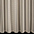 Zasłona ADORA w stylu boho ażurowa zdobiona subtelnymi chwostami - 140 x 270 cm - naturalny 3