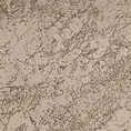 Zasłona RIVA z miękkiego welwetu z drobnym marmurowym wzorem - 140 x 270 cm - ciemnobeżowy 11