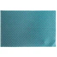 Podkładka prostokątna CHLOE z geometrycznym wzorem - 30 x 45 cm - niebieski 1