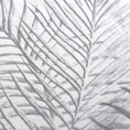 Koc AKRYL 14 miękki i jedwabisty w dotyku koc z motywem liści palmowych - 220 x 240 cm - biały 4
