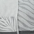 Komplet ręczników LORENA z żakardowym roślinnym wzorem - 37 x 25 x 10 cm - popielaty 8