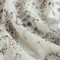 Zasłona MIRA z tkaniny z dodatkiem lnu w stylu eko zdobiona nadrukiem polnych kwiatów - 140 x 250 cm - naturalny 8