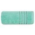 Ręcznik bawełniany FIORE z ozdobnym stebnowaniem - 30 x 50 cm - miętowy 3