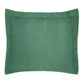 NOVA COLOUR Poszewka na poduszkę bawełniana z satynowym połyskiem - 70 x 80 cm - butelkowy zielony 1