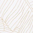 LIMITED COLLECTION Obraz LUNA 2 ze złotym błyszczącym nadrukiem w złotej ramie - 53 x 53 cm - biały 7
