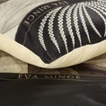 EVA MINGE Komplet pościeli SYLVIA z najwyższej jakości makosatyny bawełnianej z designerskim nadrukiem i logo - 220 x 200 cm - beżowy 6