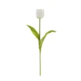 Kwiat dekoracyjny TULIPAN 8 - dł.50cm dł.kwiat 7cm - biały 1