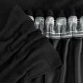 Zasłona DORA z gładkiej i miękkiej w dotyku tkaniny o welurowej strukturze - 160 x 260 cm - czarny 9