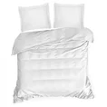 NOVA COLOUR Poszewka na poduszkę bawełniana z satynowym połyskiem i ozdobną kantą - 70 x 80 cm - biały 6