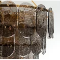 Lampa  DAKOTA ze szklanymi zawieszkami z dymionego szkła - ∅ 67 x 100 cm - złoty 10